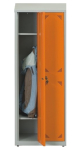 Mobile Preview: Schulspind 2 Türen mit Schrägdach H 1700 x B 600 x T 400 mm